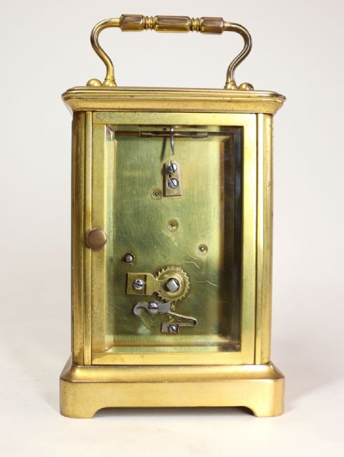 CARRIAGE CLOCK WITH PORCELAIN DIAL - ADDITIONAL PHOTO 4