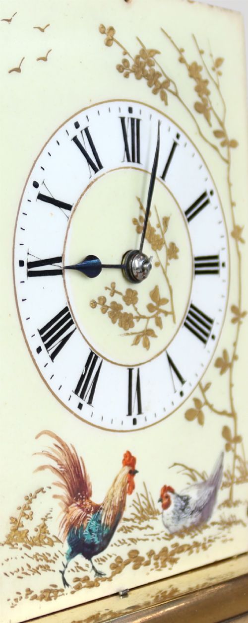 CARRIAGE CLOCK WITH PORCELAIN DIAL - ADDITIONAL PHOTO 8