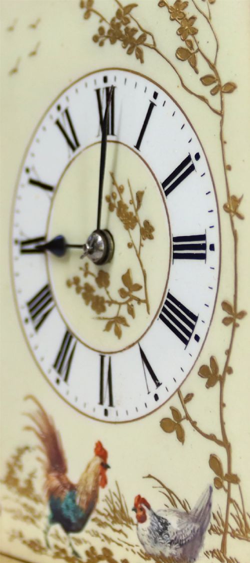 CARRIAGE CLOCK WITH PORCELAIN DIAL - ADDITIONAL PHOTO 9