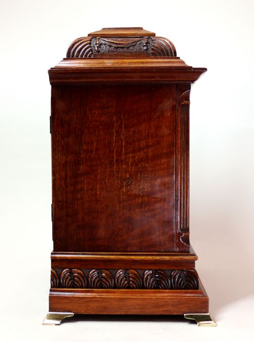 MINIATURE BRACKET CLOCK BY ELKINGTON CO - ADDITIONAL PHOTO 4