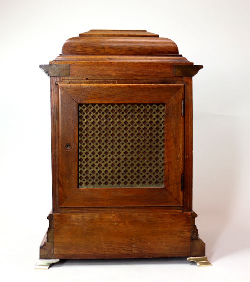 MINIATURE BRACKET CLOCK BY ELKINGTON CO - ADDITIONAL PHOTO 6