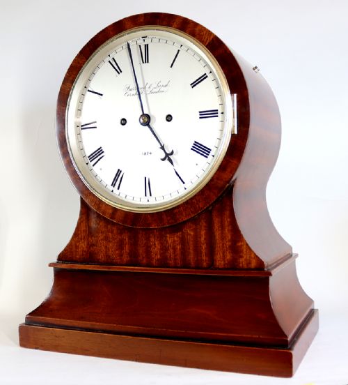 TWIN FUSEE BRACKET CLOCK BY BARRAUD AND LUND - ADDITIONAL PHOTO 1