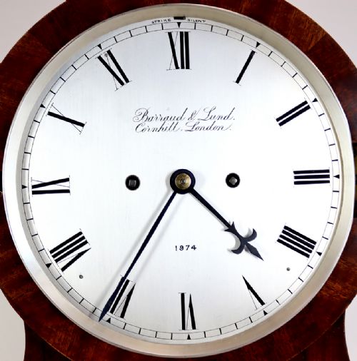 TWIN FUSEE BRACKET CLOCK BY BARRAUD AND LUND - ADDITIONAL PHOTO 7