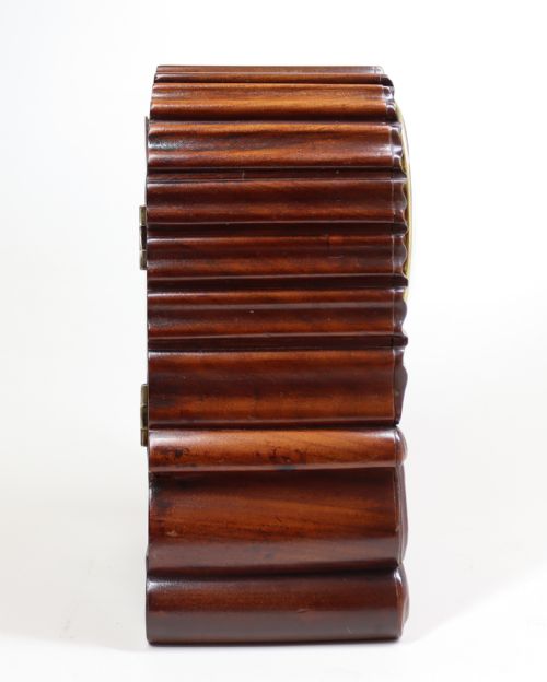 MINIATURE SINGLE FUSEE BRACKET CLOCK BY WILLIAM JOHNSTON STRAND LONDON - ADDITIONAL PHOTO 5