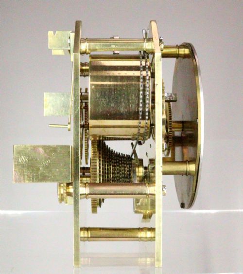 MINIATURE SINGLE FUSEE BRACKET CLOCK BY WILLIAM JOHNSTON STRAND LONDON - ADDITIONAL PHOTO 13