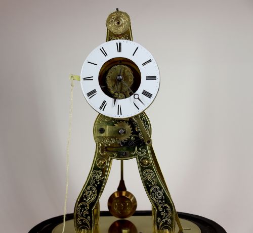 A MINIATURE SKELETON ALARM CLOCK BY VICTOR ATHANASE PIERRET - ADDITIONAL PHOTO 6