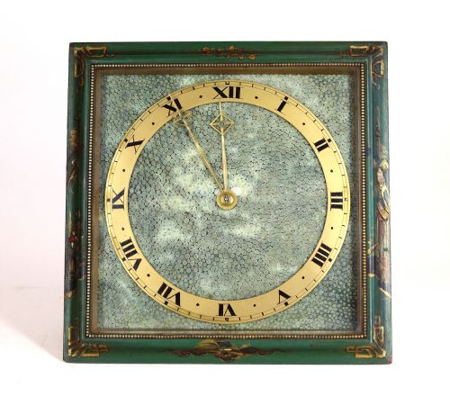 shagreen strut clock - CATEGORY: ANTIQUE CLOCKS - DATED 1920