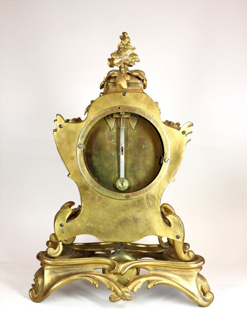 SINGLE FUSEE MANTEL CLOCK BY HAY LONDON - ADDITIONAL PHOTO 3