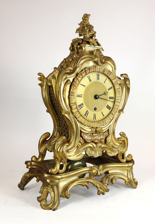 SINGLE FUSEE MANTEL CLOCK BY HAY LONDON - ADDITIONAL PHOTO 6