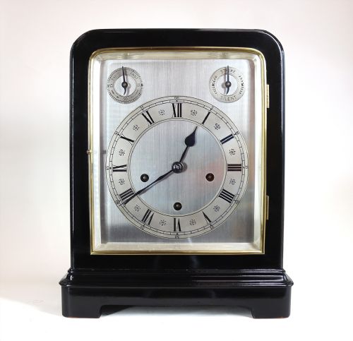 ebonised quarter chiming 5 glass bracket clock - CATEGORY: ANTIQUE CLOCKS - DATED 1890