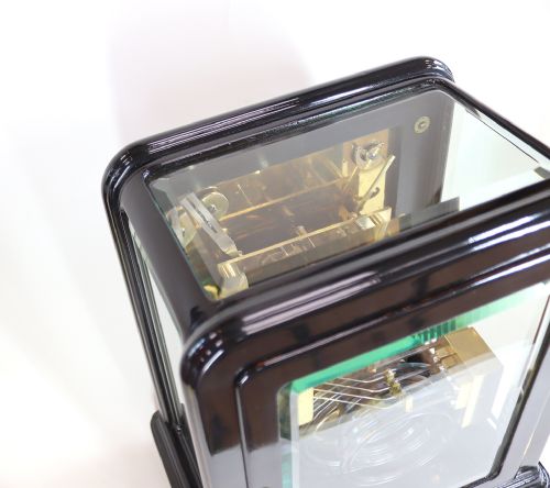 EBONISED QUARTER CHIMING 5 GLASS BRACKET CLOCK - ADDITIONAL PHOTO 5