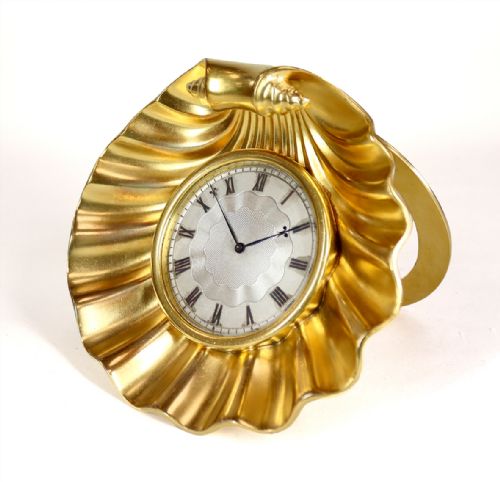 A STRUT CLOCK IN THE MANNER OF THOMAS COLE BY HOWELL JAMES CO - ADDITIONAL PHOTO 1