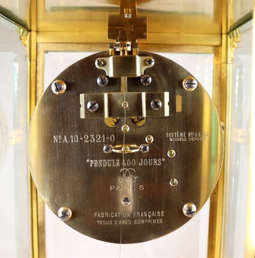 A CLAUDE GRIVOLAS 400 DAY TORSION SUSPENSION TIMEPIECE - ADDITIONAL PHOTO 4