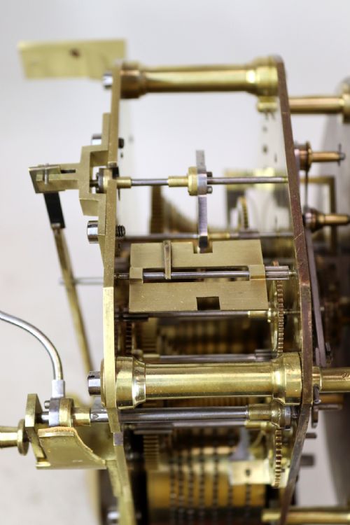 A TWIN FUSEE BRACKET CLOCK BY DENT - ADDITIONAL PHOTO 12