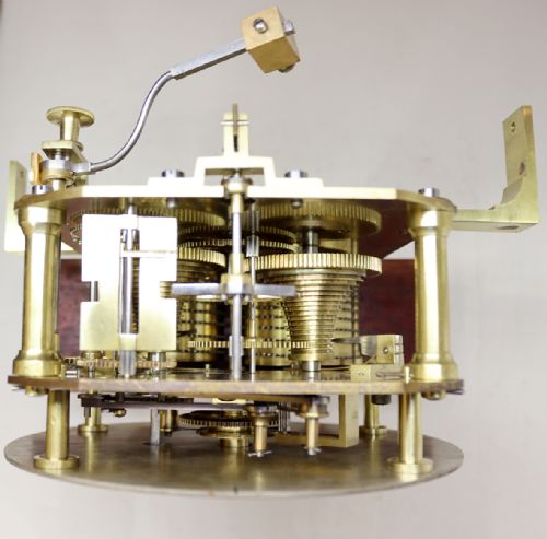 A TWIN FUSEE BRACKET CLOCK BY DENT - ADDITIONAL PHOTO 13