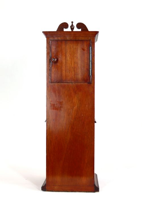 A MINIATURE BUREAU WITH FRENCH TIMEPIECE AND DRAWERS - ADDITIONAL PHOTO 5