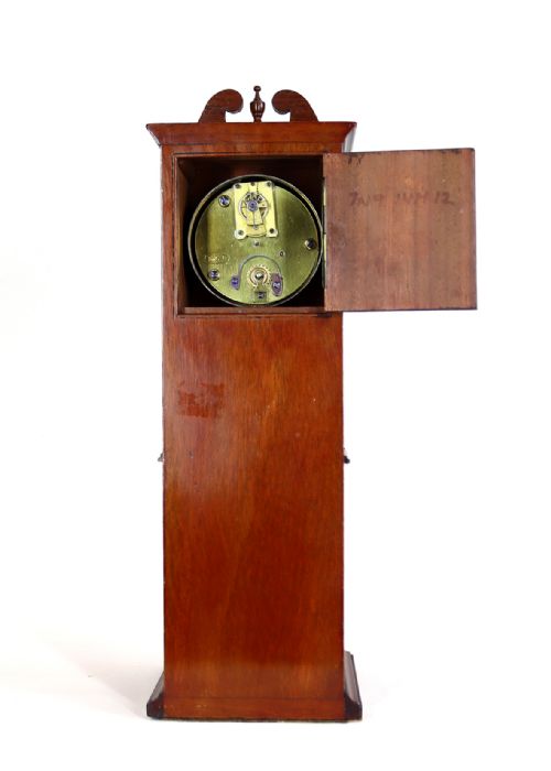 A MINIATURE BUREAU WITH FRENCH TIMEPIECE AND DRAWERS - ADDITIONAL PHOTO 6