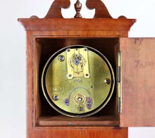 A MINIATURE BUREAU WITH FRENCH TIMEPIECE AND DRAWERS - ADDITIONAL PHOTO 9