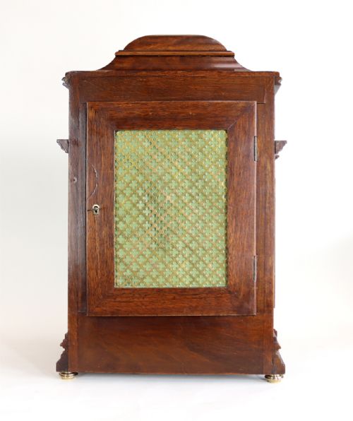 19TH CENTURY BURR WALNUT BRACKET CLOCK BY LENZKIRCH - ADDITIONAL PHOTO 3