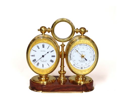 an exceptional ormolu desk compendium - CATEGORY: ANTIQUE CLOCKS - DATED 19TH CENTURY