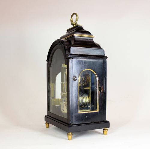 GRIMALDI AND JOHNSON STRAND LONDON MINIATURE BRACKET TIMEPIECE - ADDITIONAL PHOTO 4