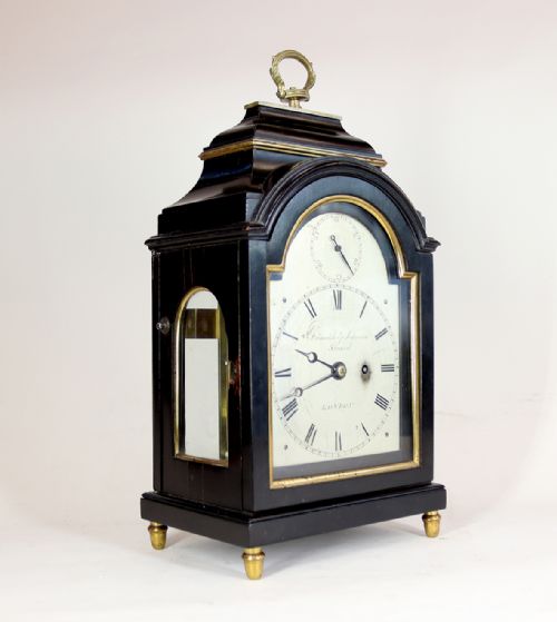 GRIMALDI AND JOHNSON STRAND LONDON MINIATURE BRACKET TIMEPIECE - ADDITIONAL PHOTO 8