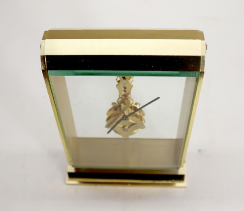 A MIDCENTURY SWISS INLINE SKELETON TIMEPIECE - ADDITIONAL PHOTO 6