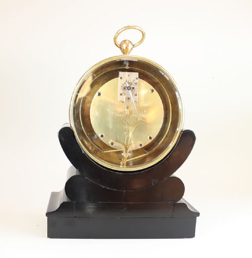 A RARE BOURDON AND RICHARDS CLOCK BAROMETER - ADDITIONAL PHOTO 3