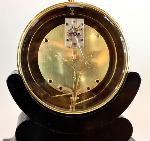A RARE BOURDON AND RICHARDS CLOCK BAROMETER - ADDITIONAL PHOTO 4