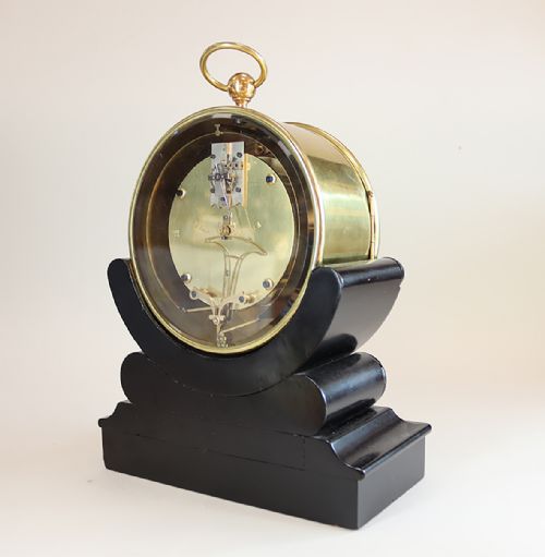 A RARE BOURDON AND RICHARDS CLOCK BAROMETER - ADDITIONAL PHOTO 5