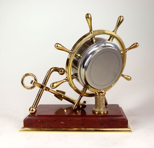INDUSTRIAL SERIES NAUTICAL DESK CLOCK - ADDITIONAL PHOTO 4
