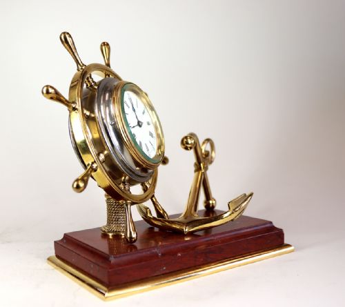 INDUSTRIAL SERIES NAUTICAL DESK CLOCK - ADDITIONAL PHOTO 5