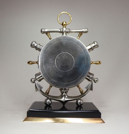 NAUTICAL DESK TIMEPIECE FROM THE GUILMET INDUSTRIAL SERIES - ADDITIONAL PHOTO 4