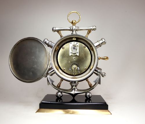 NAUTICAL DESK TIMEPIECE FROM THE GUILMET INDUSTRIAL SERIES - ADDITIONAL PHOTO 5
