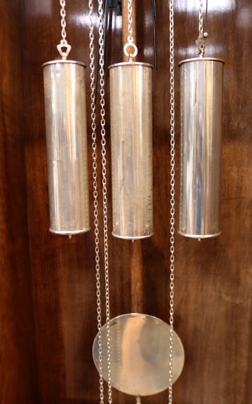 AN ART DECO QUARTER CHIMING LONGCASE CLOCK - ADDITIONAL PHOTO 3