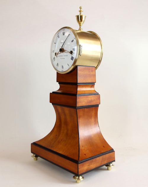 A RARE THOMAS WEEKS TWIN FUSEE STRIKING BALLOON CLOCK WITH EXCEPTIONAL PROVENANCE - ADDITIONAL PHOTO 2