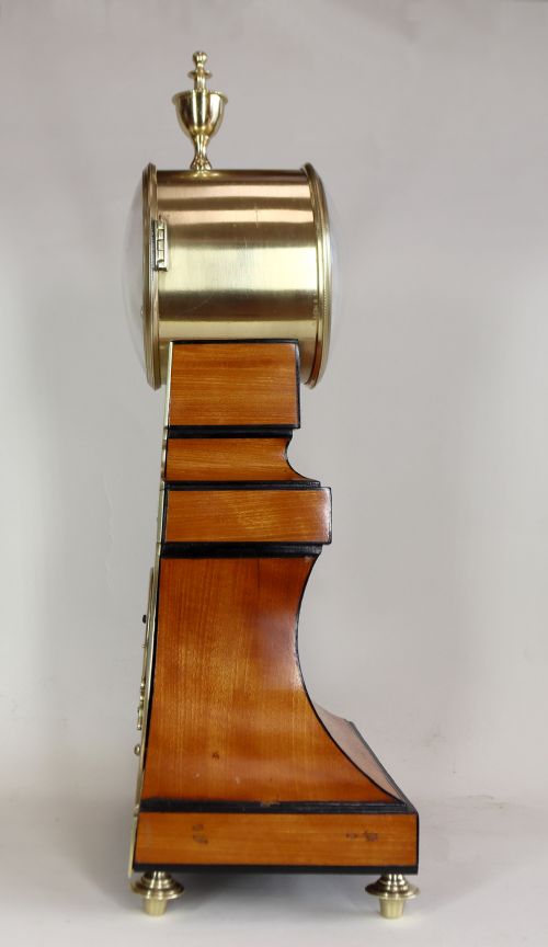 A RARE THOMAS WEEKS TWIN FUSEE STRIKING BALLOON CLOCK WITH EXCEPTIONAL PROVENANCE - ADDITIONAL PHOTO 5