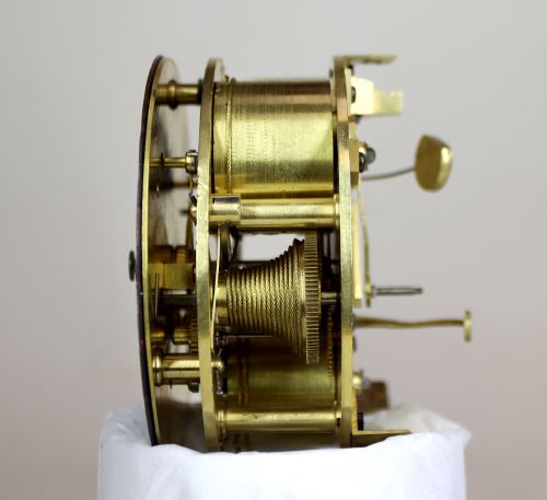 A RARE THOMAS WEEKS TWIN FUSEE STRIKING BALLOON CLOCK WITH EXCEPTIONAL PROVENANCE - ADDITIONAL PHOTO 9
