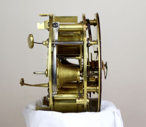 A RARE THOMAS WEEKS TWIN FUSEE STRIKING BALLOON CLOCK WITH EXCEPTIONAL PROVENANCE - ADDITIONAL PHOTO 10