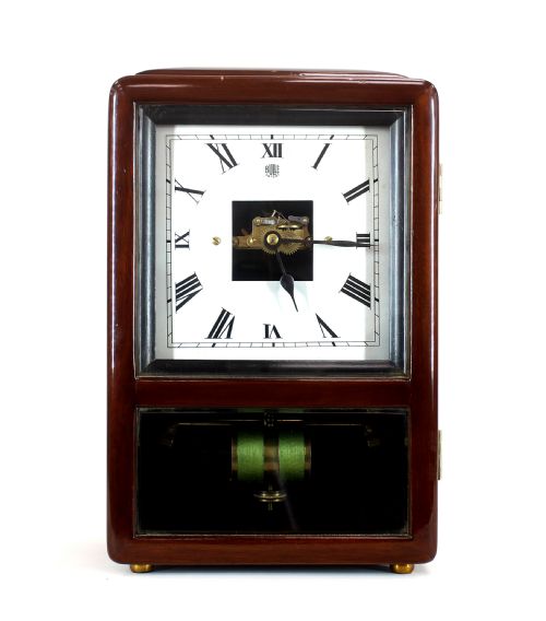 Early Electric Art Deco Mantel Clock by Bulle