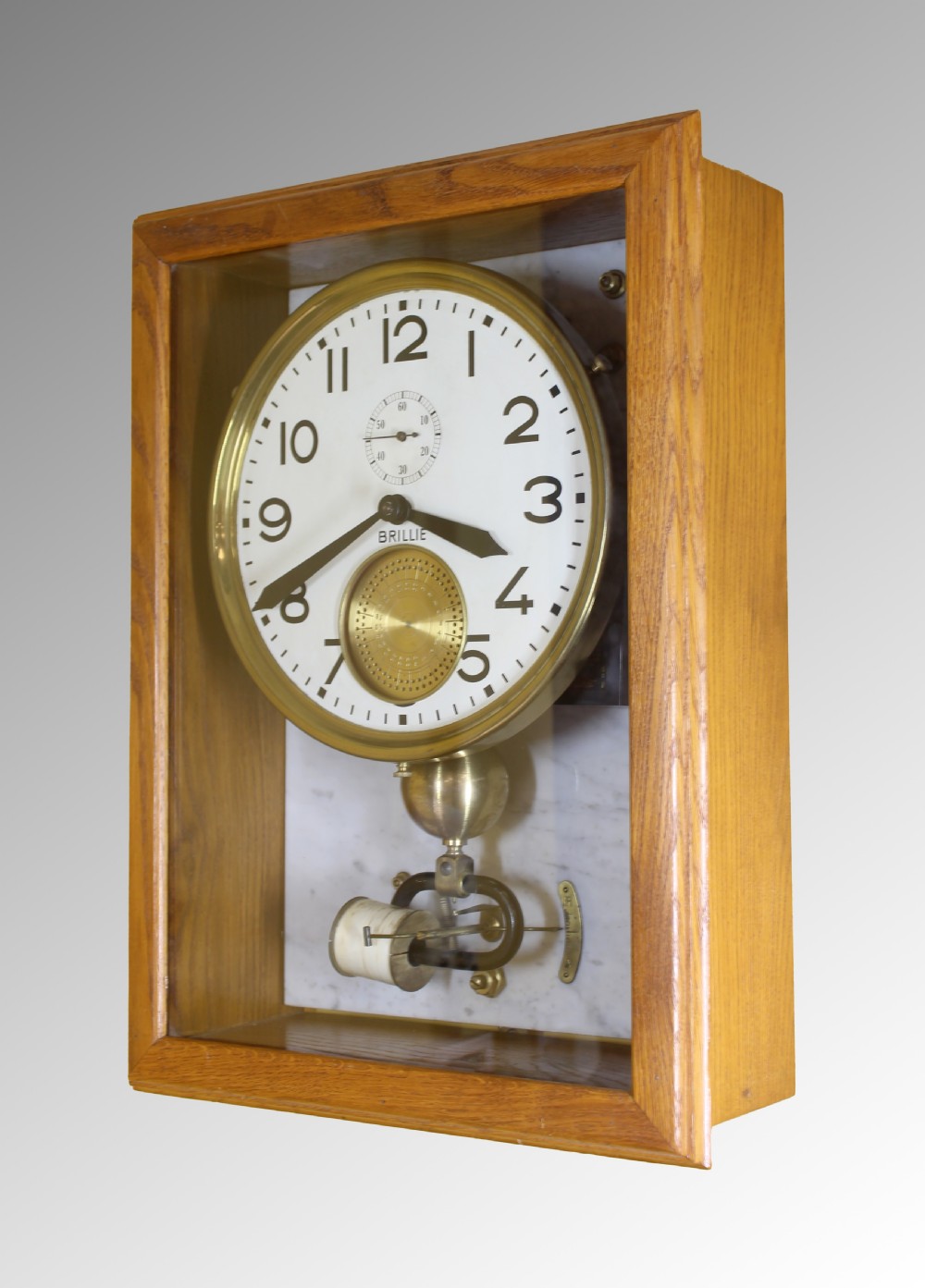 Electrique Brillie Wall Clock Regulator View IV