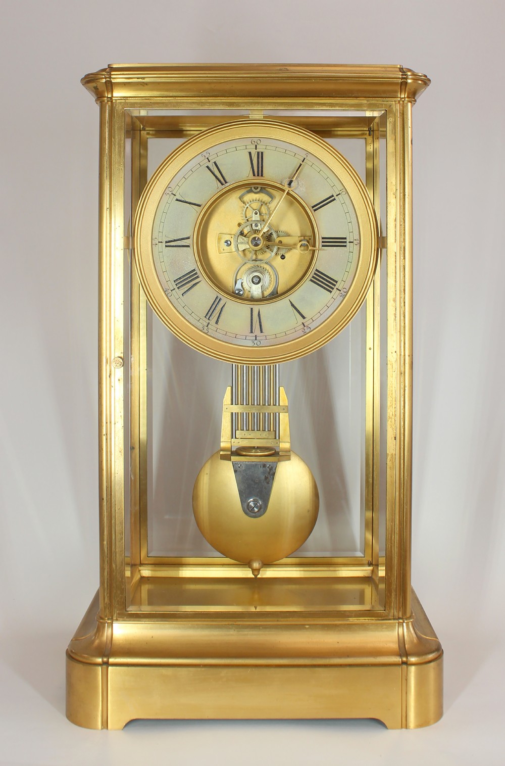 Goliath Five Glass table Regulator by Fernand François