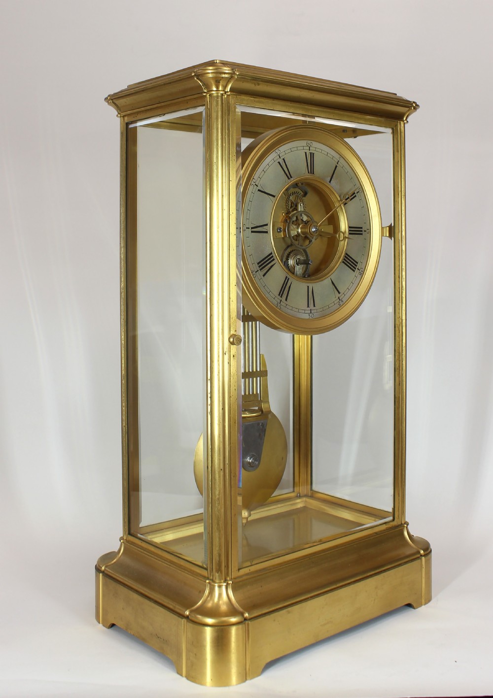 Goliath Five Glass table Regulator by Fernand François View II