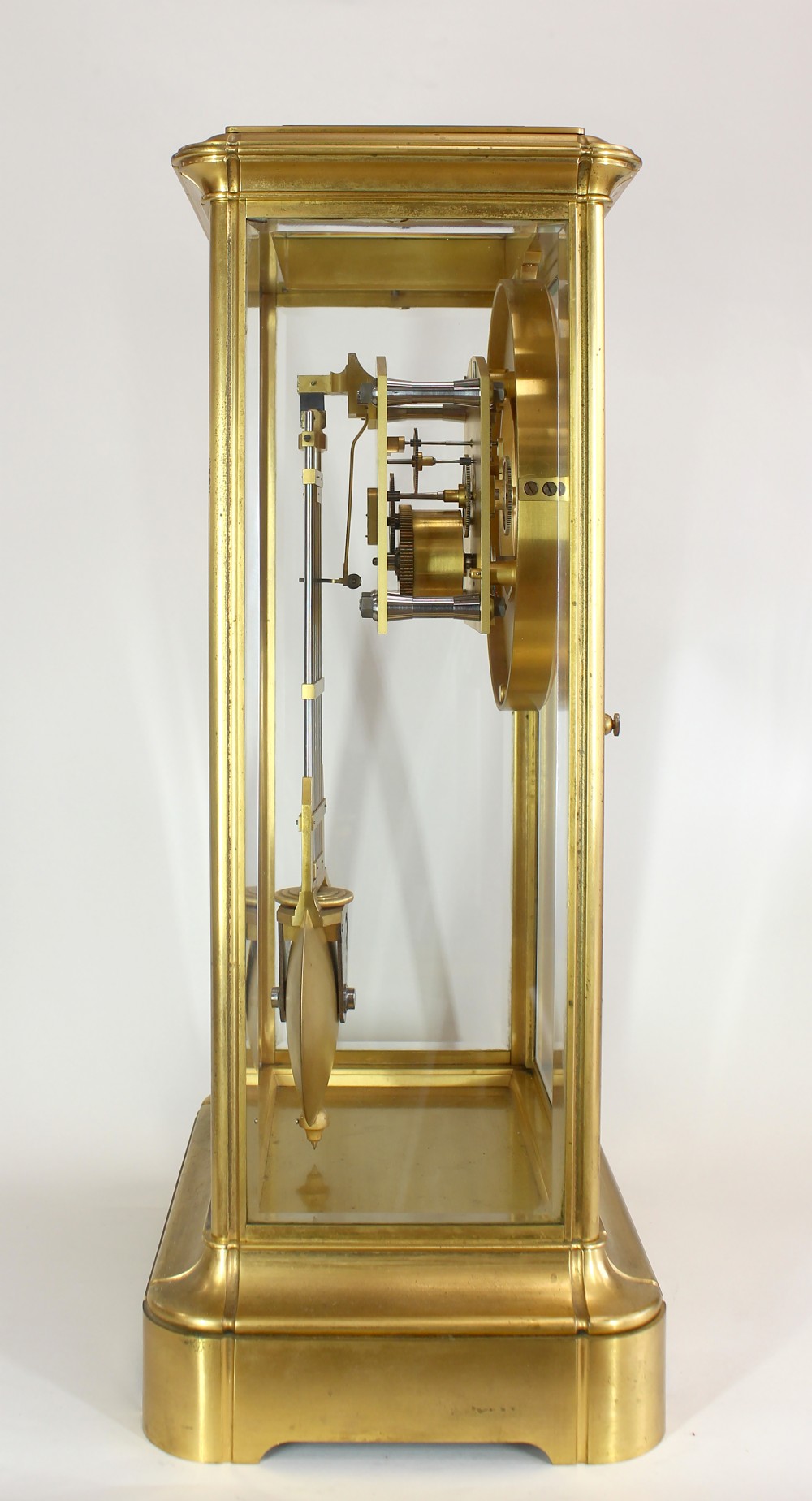 Goliath Five Glass table Regulator by Fernand François View V