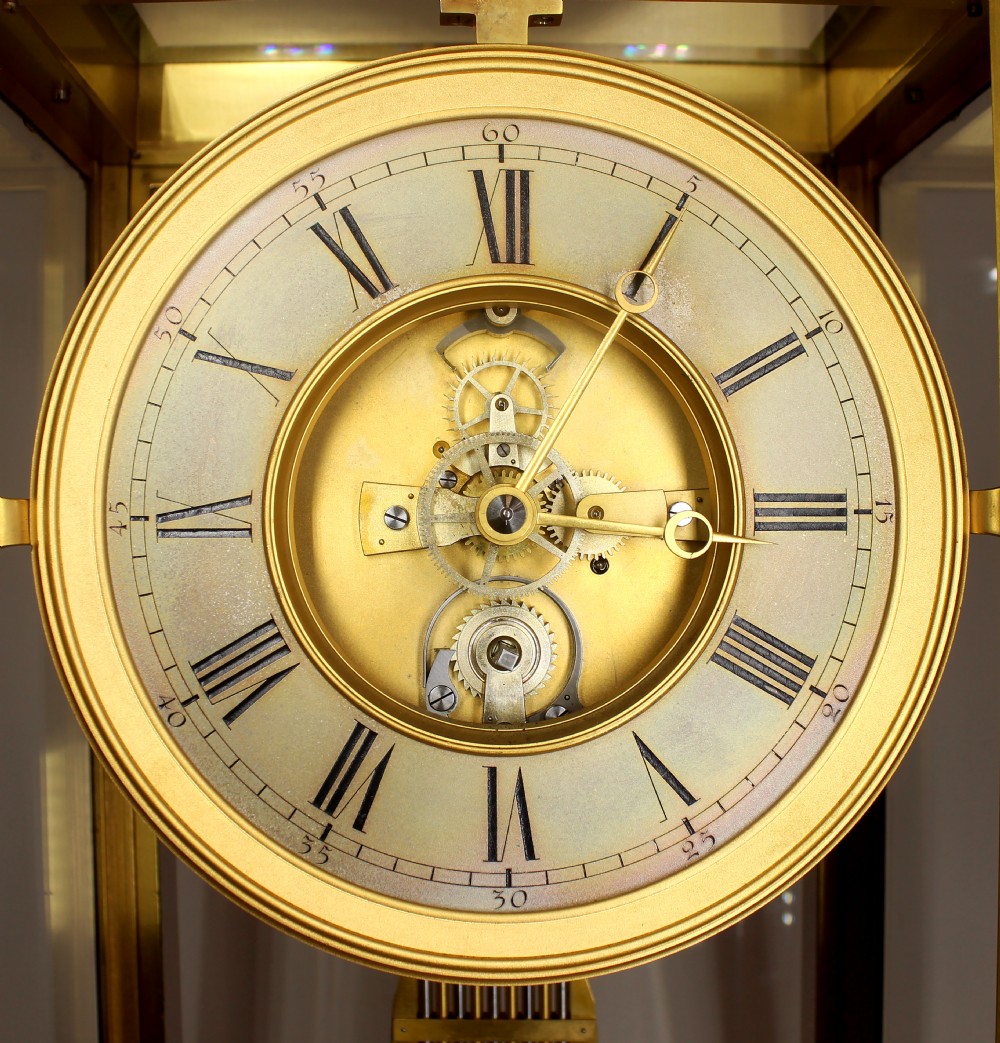 Goliath Five Glass table Regulator by Fernand François View VIII