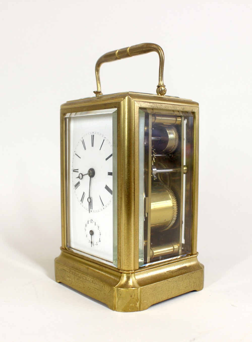 Alliez & Berguer One Piece Repeater Alarm Carriage Clock View II
