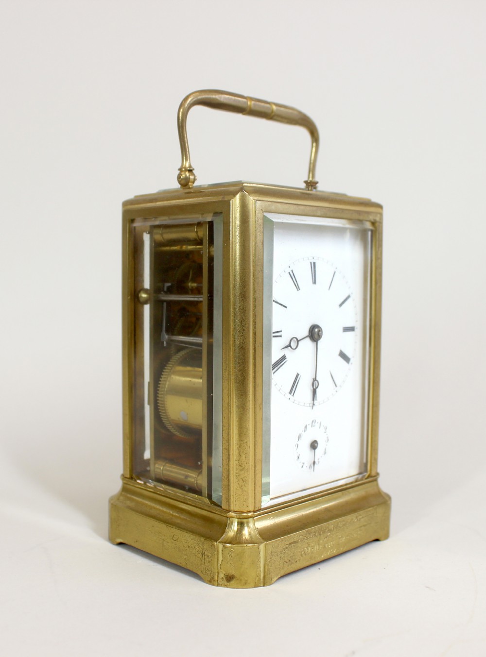 Alliez & Berguer One Piece Repeater Alarm Carriage Clock View III