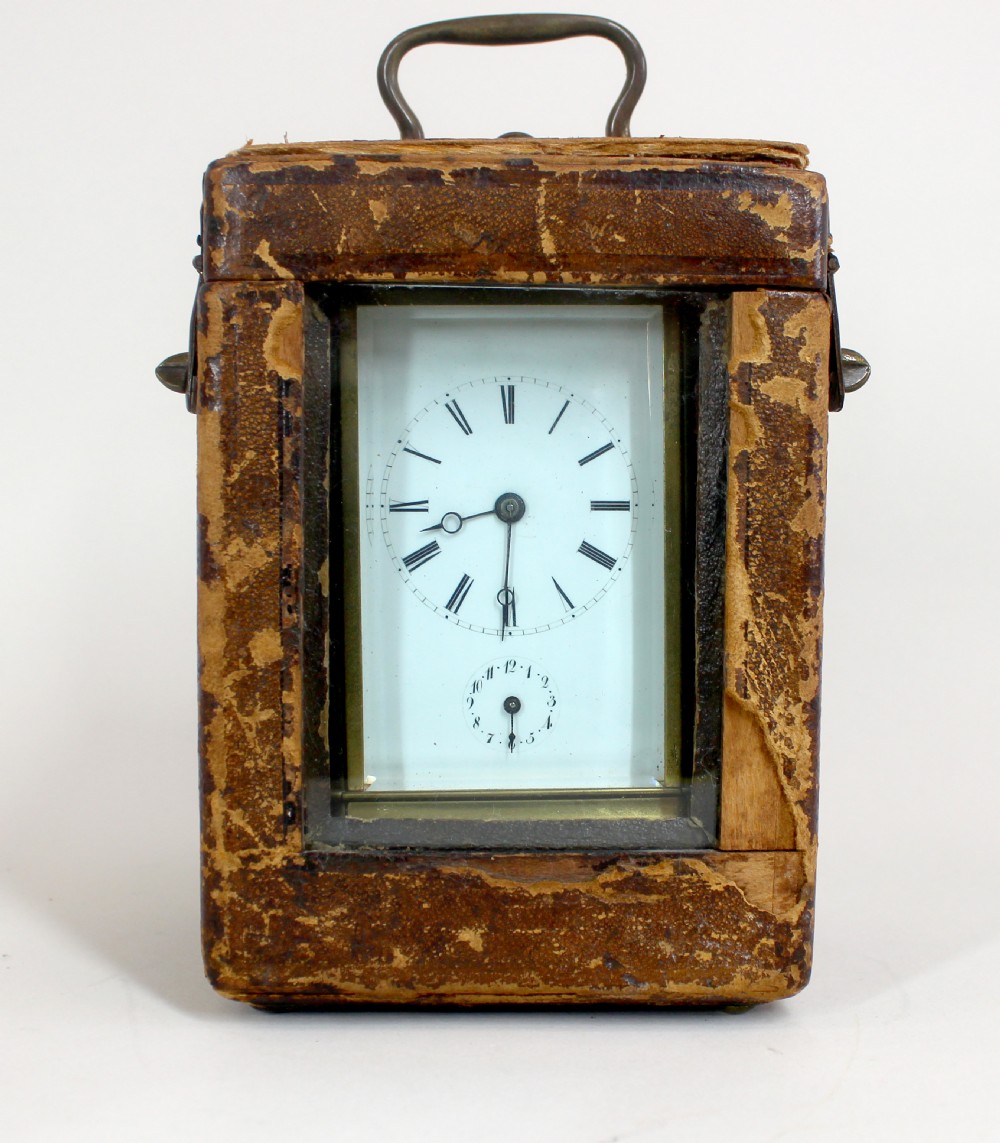 Alliez & Berguer One Piece Repeater Alarm Carriage Clock View VI
