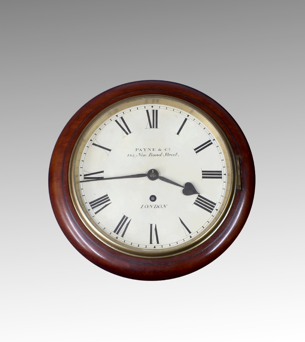 Miniature Dial Clock By Payne & Co.