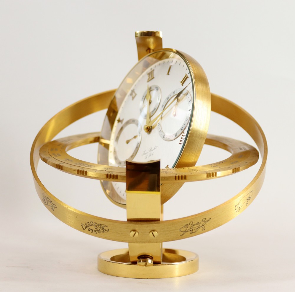 Jean Roulet 'Presidents Clock' in the Shape of an Armillary Sphere View XIII